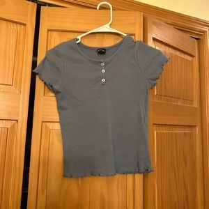 Blue button top from target. Worn a few times size small